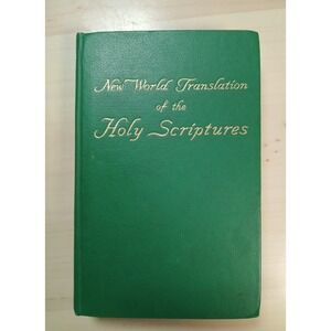 Vintage 1961 New World translation of the holy scriptures watch tower bible